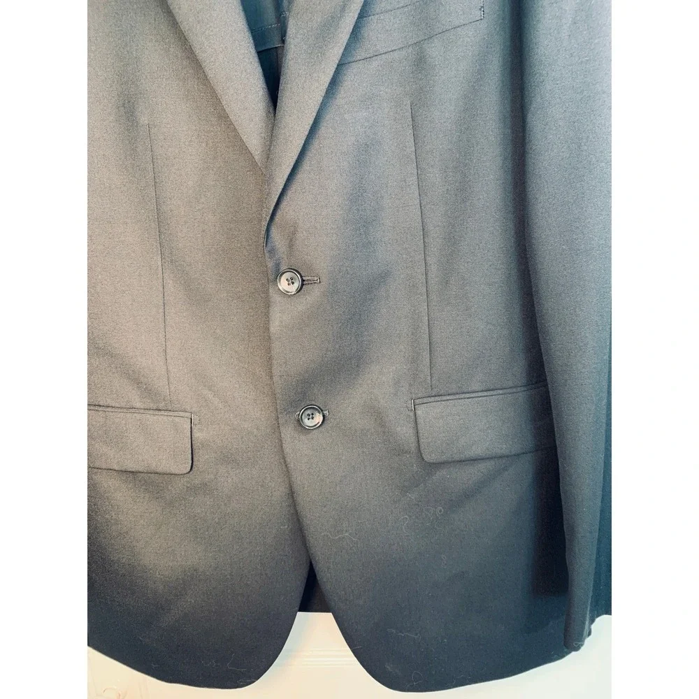 Comme Ca Ism Japanese Brand Mens Tropical Jacket Two Button Navy Suit Blazer / L